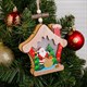 Декор с подсветкой «Дед мороз в домике» - фото 314818694