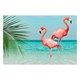 Интерьерная наклейка "Розовый фламинго" 60 х 90 см - фото 314819334